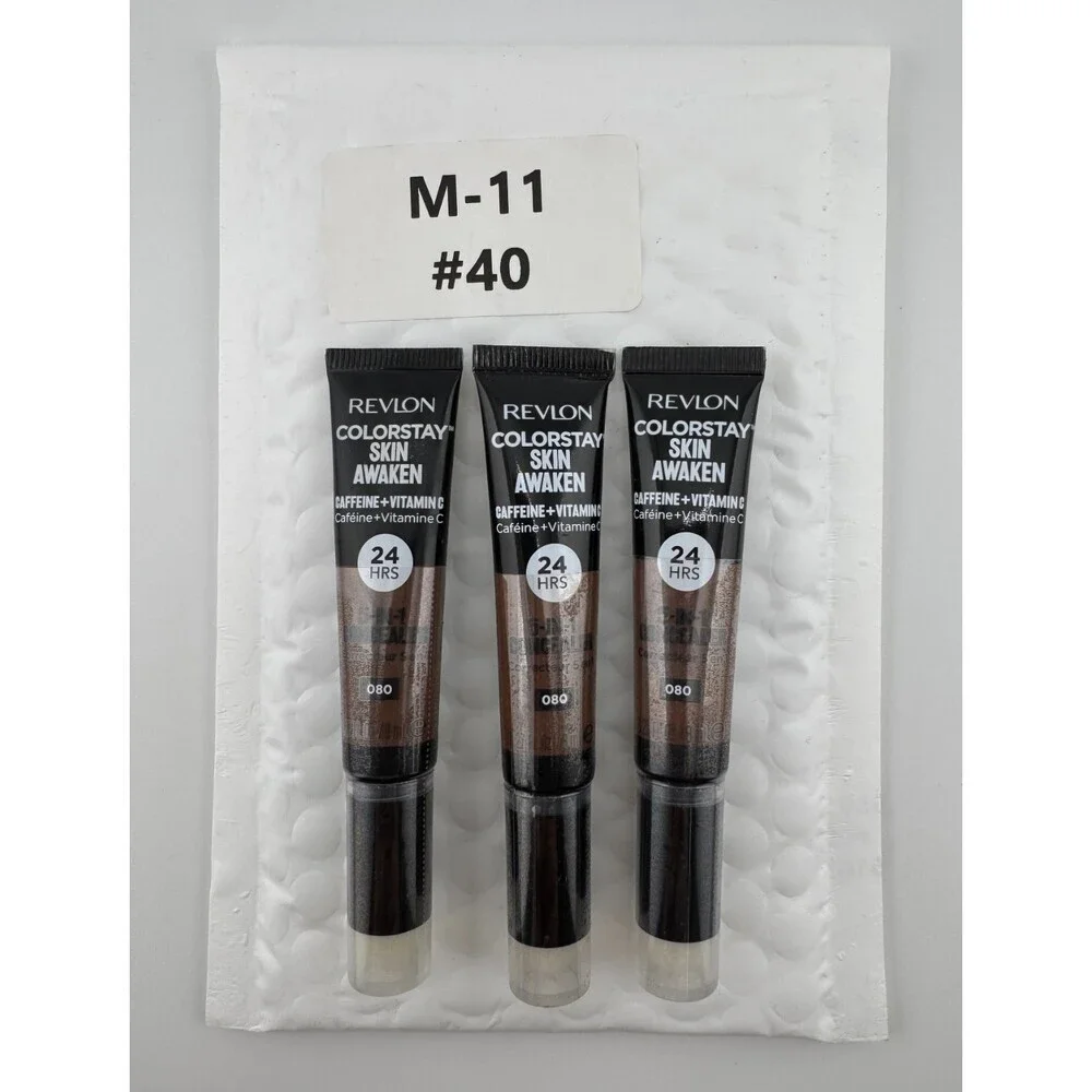 Revlon ColorStay Skin Awaken 5-in-1 Concealer Shade 080 24HR Wear - Lot of 3